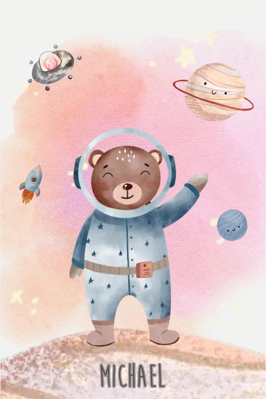 Poster [Astronaut Bär]